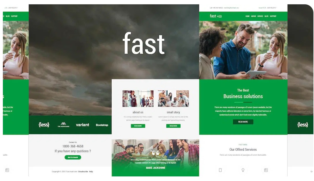 Fast - Responsive E-mail Template