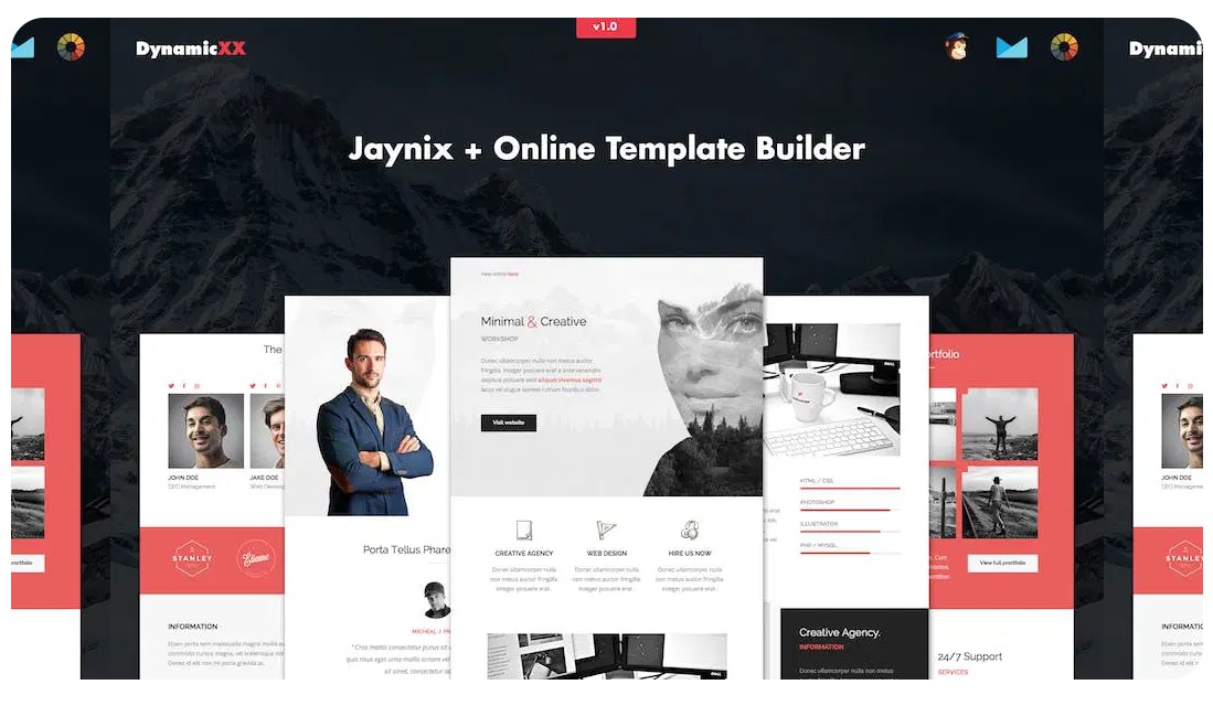 Jaynix - Responsive Corporate Portfolio Email
