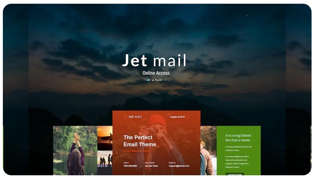 Jet mail - Responsive E-mail Template
