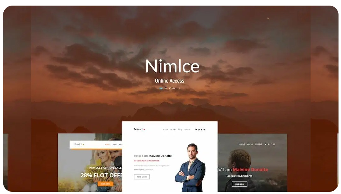 Nimlce - Responsive E-mail Templates set