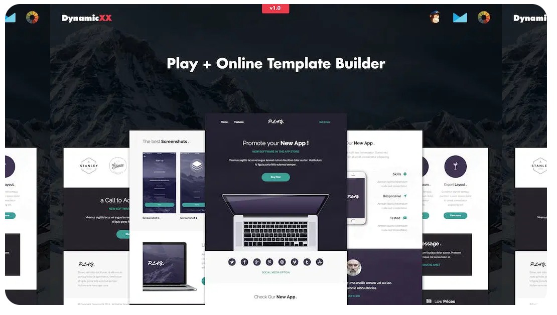 Play - Responsive APP Email Template