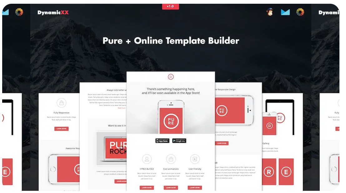 Pure - Responsive APP Email Template