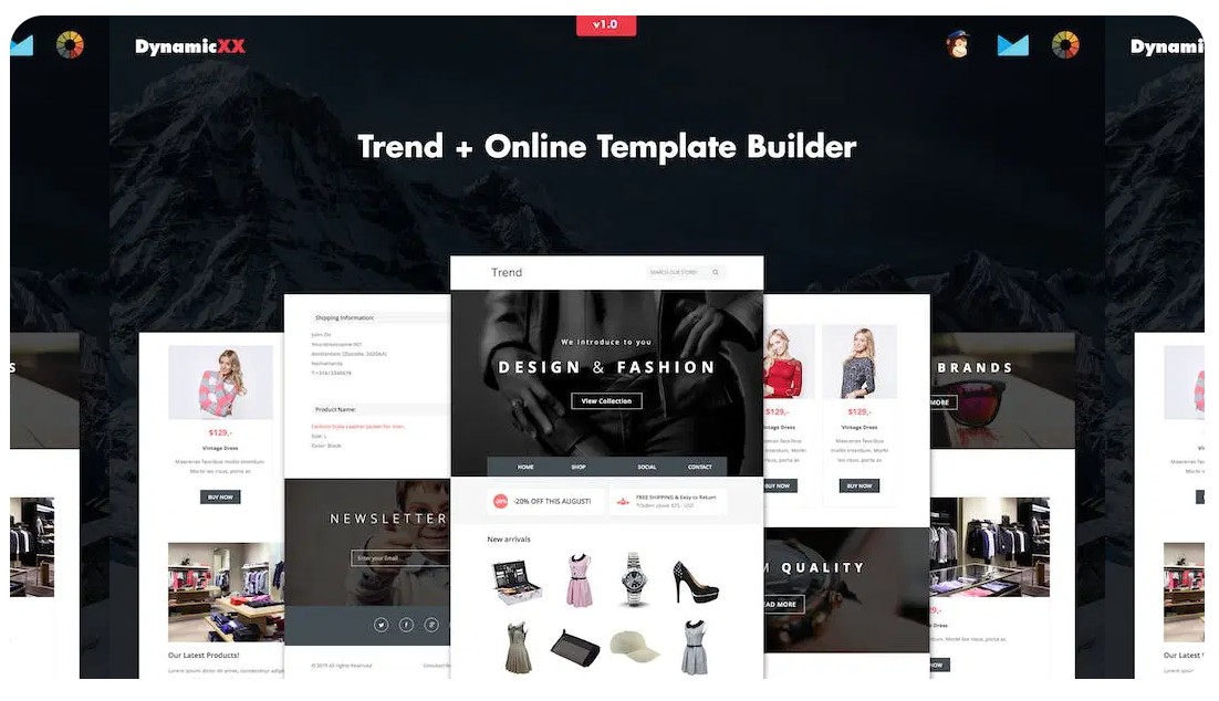 Trend - Responsive Fashion Email + Online Builder