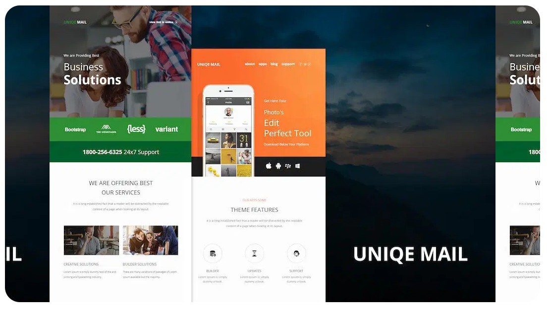 Uniqe Mail - Responsive E-mail Templates