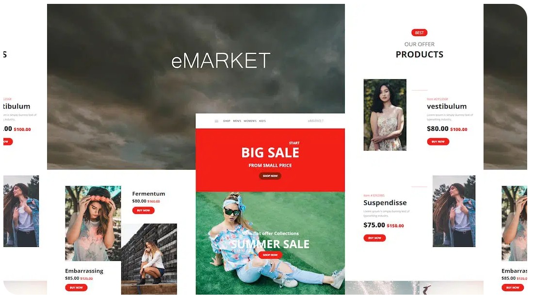eMarket Mail - Responsive E-mail Template