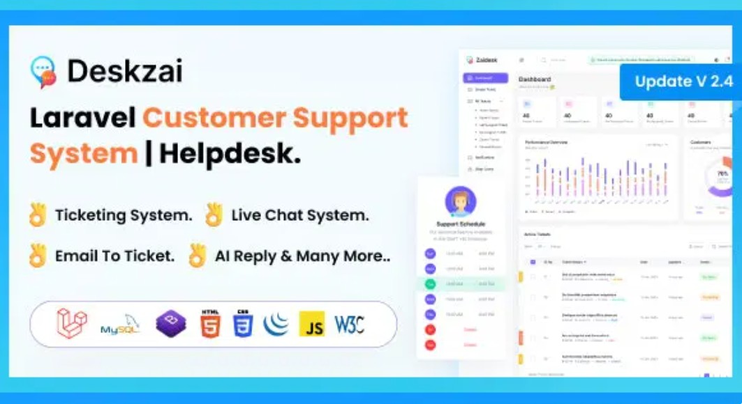Deskzai- Customer Support System – Helpdesk – Support Ticket