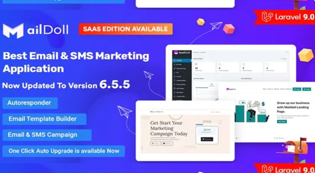 Maildoll – Email Marketing & SMS Marketing SaaS Application