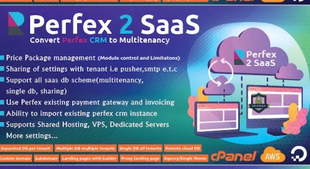 Perfex CRM SaaS Module – Transform Your Perfex CRM into a Powerful Multi-Tenancy Solution