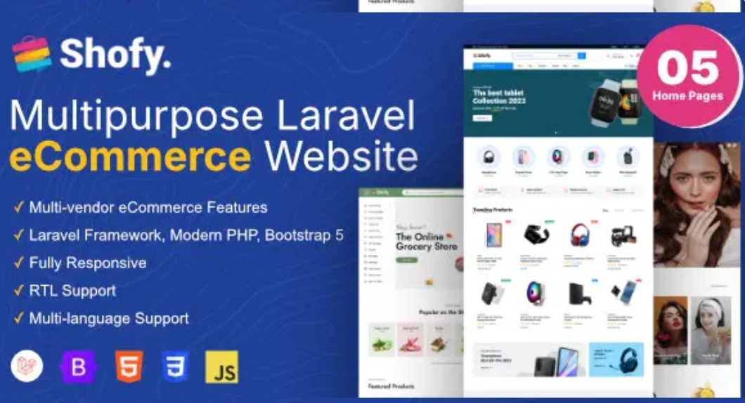 Shofy – eCommerce & Multivendor Marketplace Laravel Platformac
