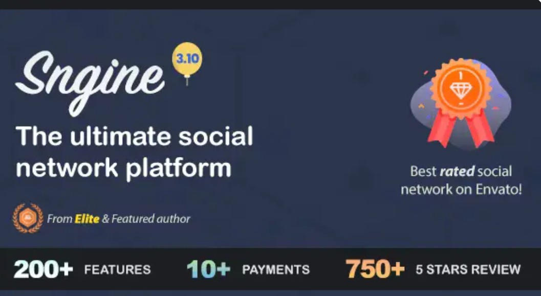 Sngine – The Ultimate PHP Social Network Platform