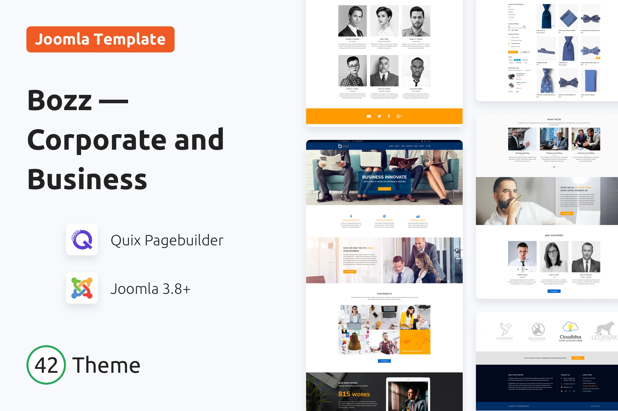 Bozz - Corporate and Business Responsive Template