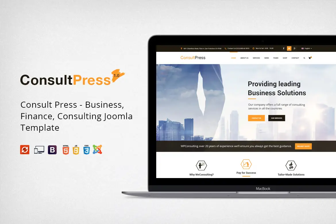 Consult Press - Finance, Consulting Joomla Theme