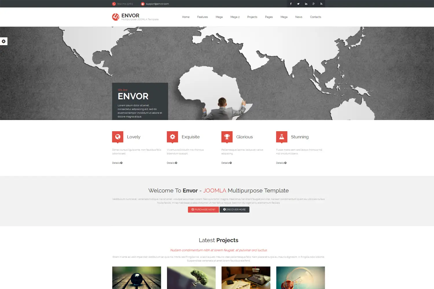 Envor - Fully Multipurpose Joomla Template