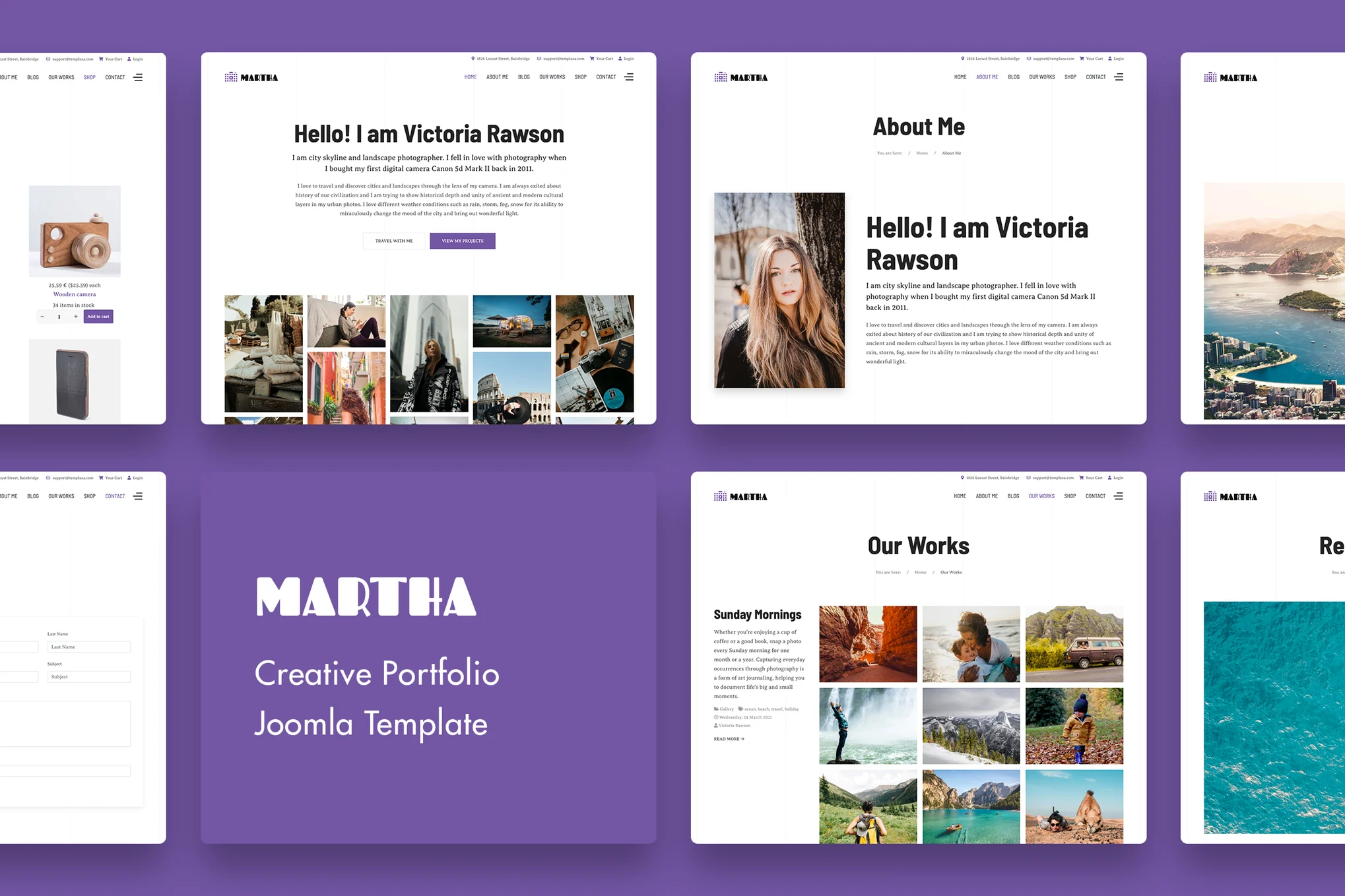 Martha Creative Portfolio Joomla 4 Template