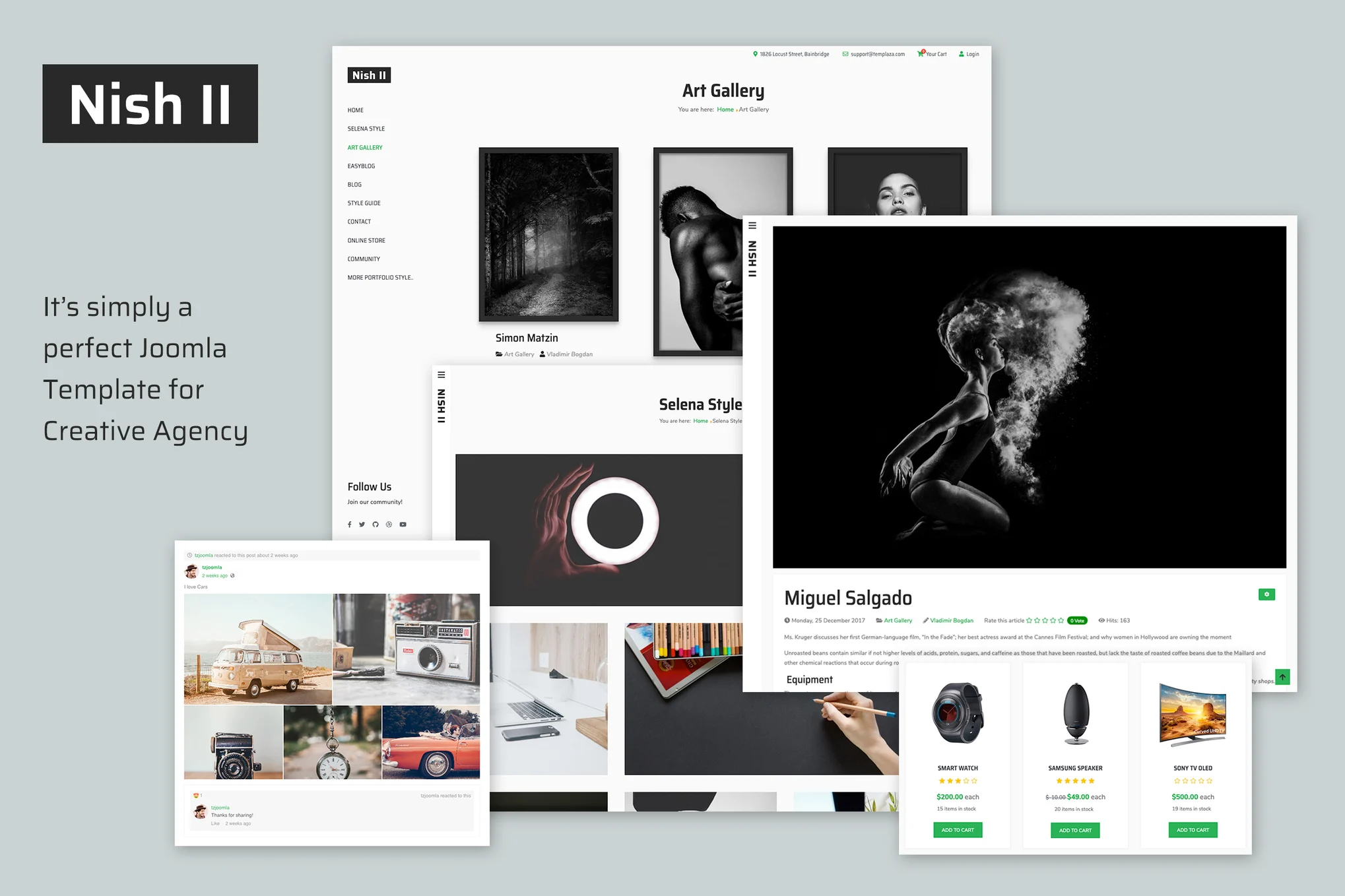 Nish II - Creative Joomla 4 Template