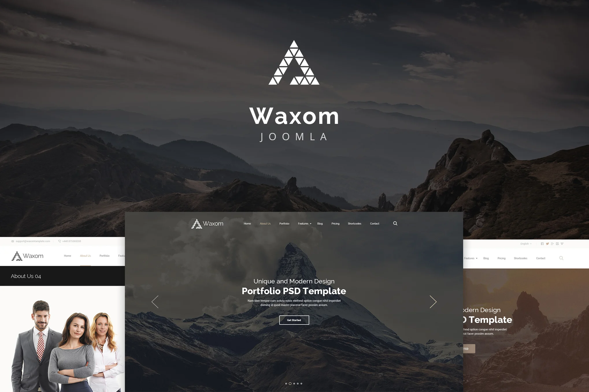 Waxom - Clean and Universal Responsive Joomla