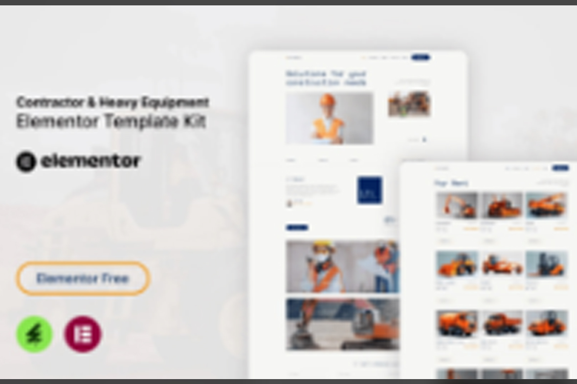 Goso – Contractor and Heavy Equipment Elementor Template Kit April 2, 2025