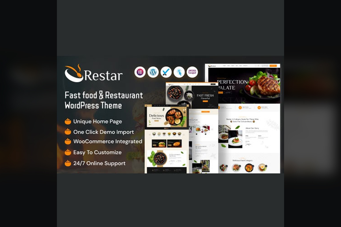 Restar – Fast Food & Restaurant WordPress Theme v1.0.0