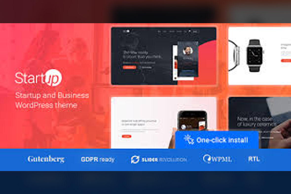 Startup Company – WordPress Theme for Business and Technology v1.2.8