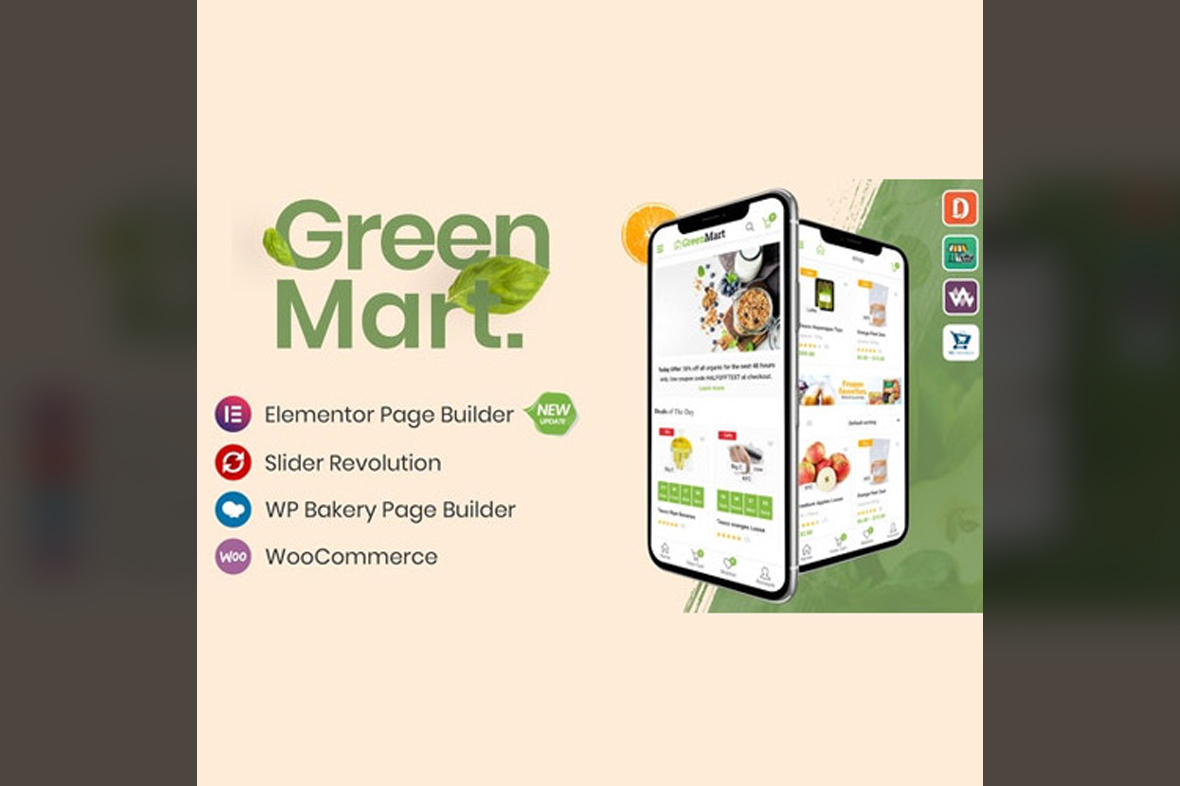 GreenMart – Organic & Food WooCommerce WordPress Theme v4.2
