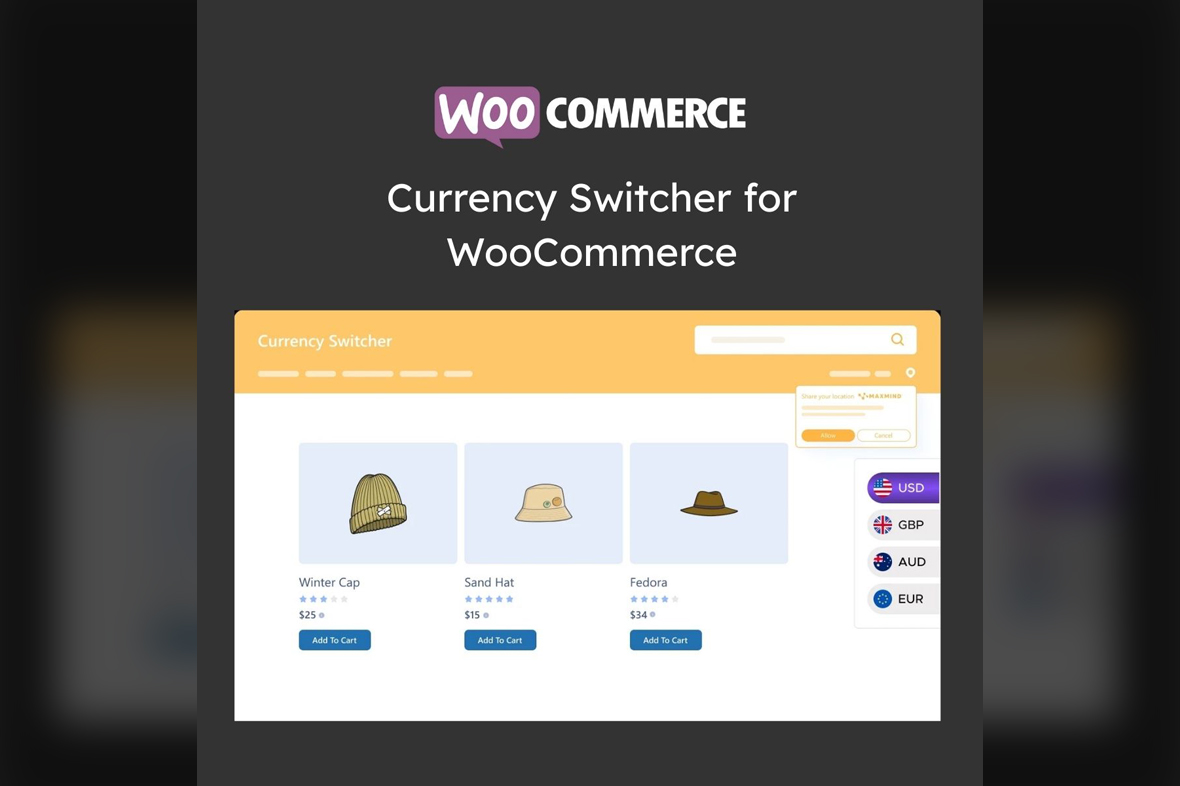 Currency Switcher for WooCommerce v2.0.5