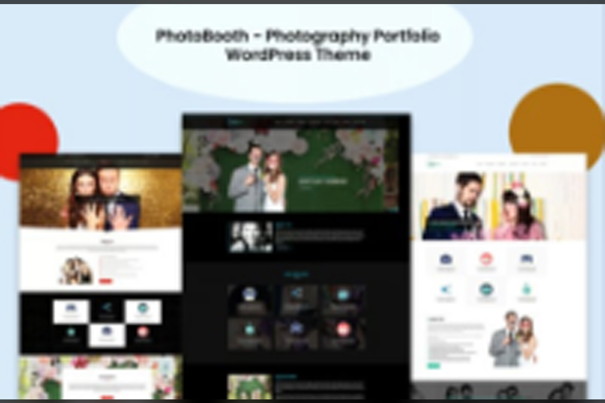 PhotoBooth – Photography Portfolio WordPress Theme v1.0
