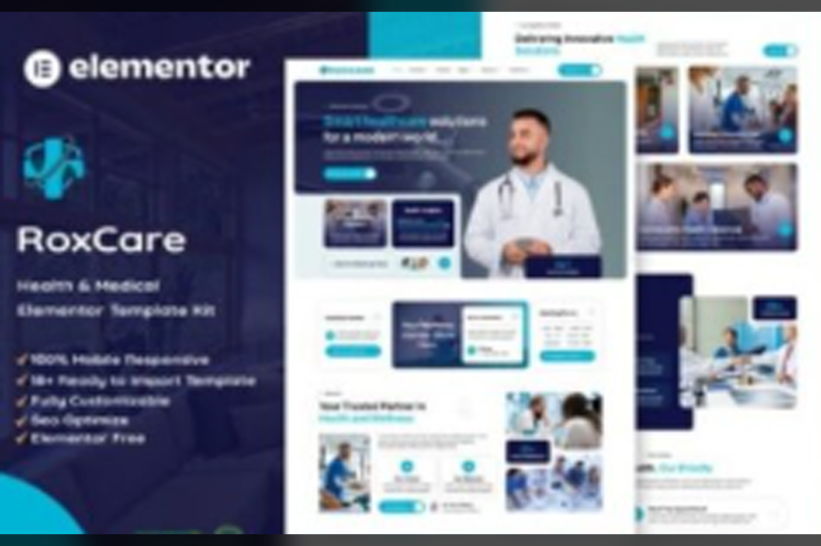 RoxCare – Health and Medical Elementor Template Kit November 25, 2025