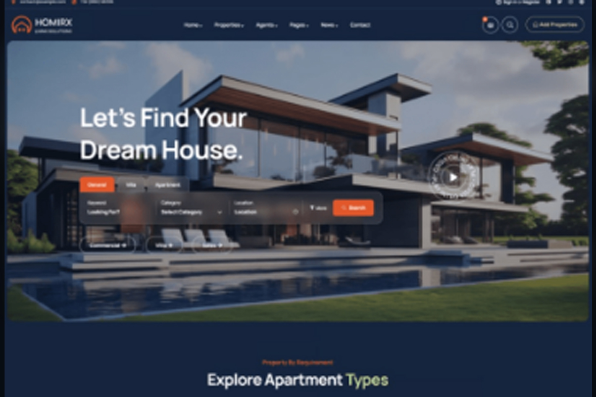 Homirx – Real Estate WordPress Theme v1.1.3