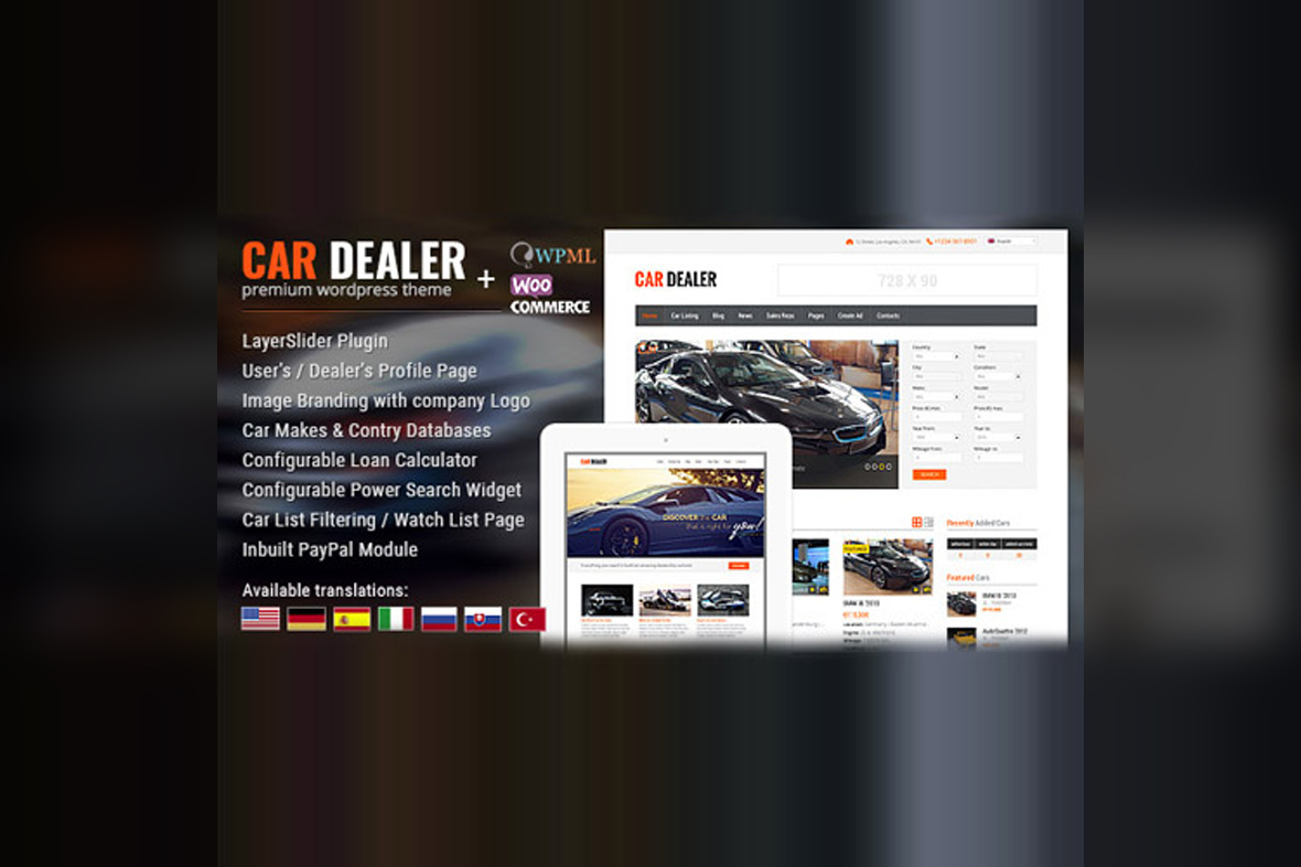 Car Dealer Automotive WordPress Theme – Responsive v1.6.6
