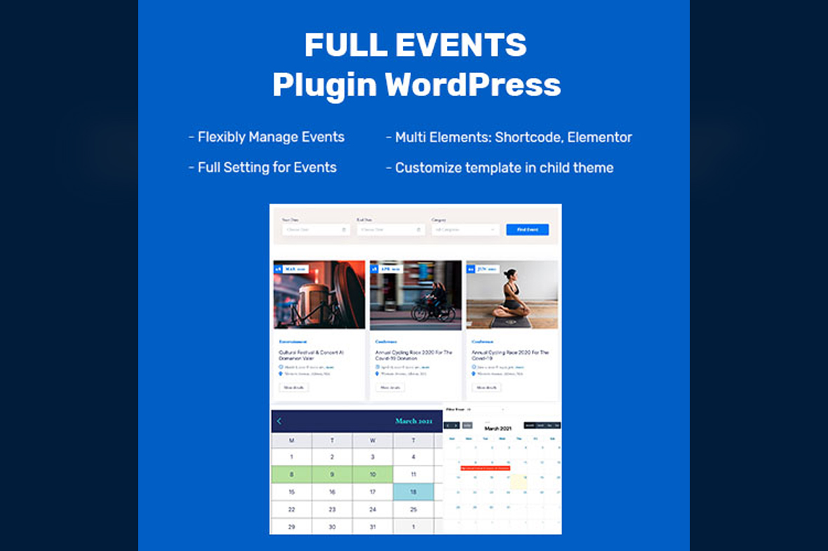 FullEvents – Event Plugin WordPress v1.3.3