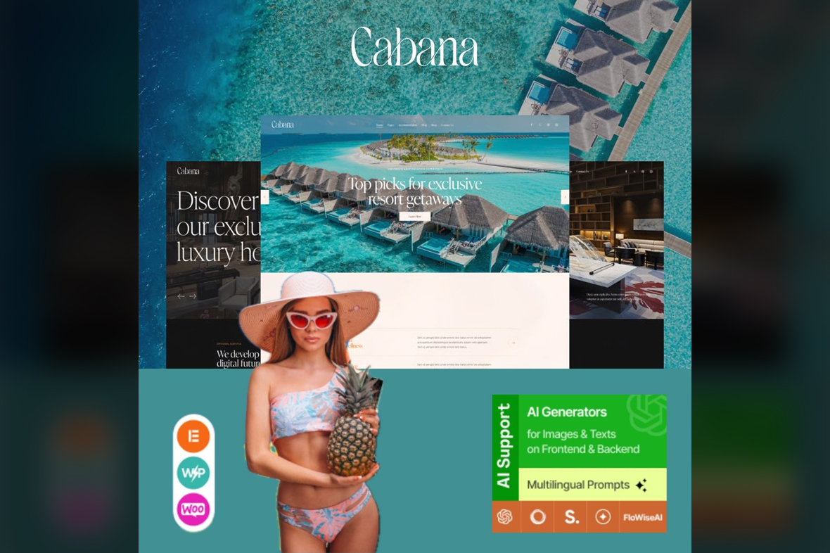 Cabana – Luxury Resort, Villa & Hotel WordPress Theme v1.0