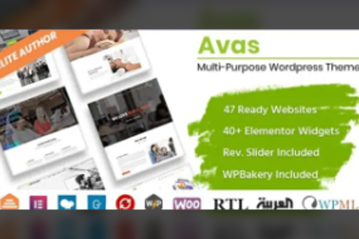 Avas Multi Purpose WordPress Theme v6.7.16