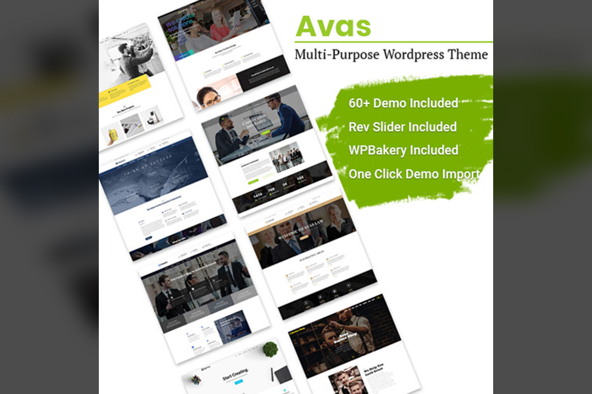 Avas Multi-Purpose WordPress Theme v6.7.14