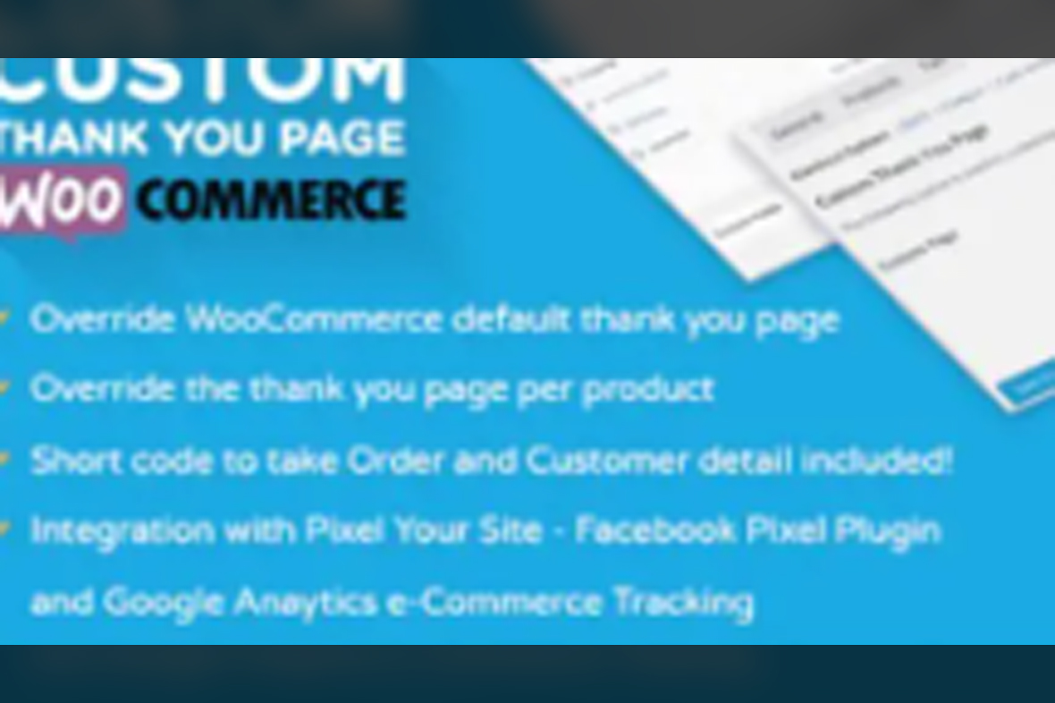 WooCommerce Custom Thank You Pages v1.1.0