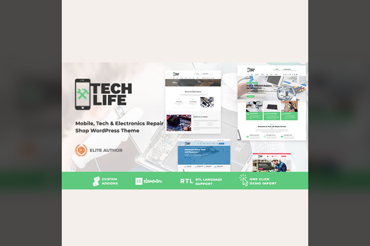 TechLife – Mobile, Tech & Electronics Repair Shop WordPress Theme v17.0