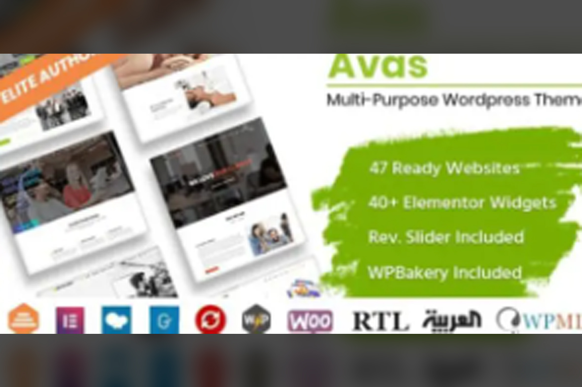 Avas Multi Purpose WordPress Theme v6.7.17