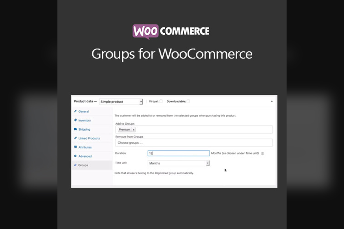 WooCommerce Groups for WooCommerce v3.3.0