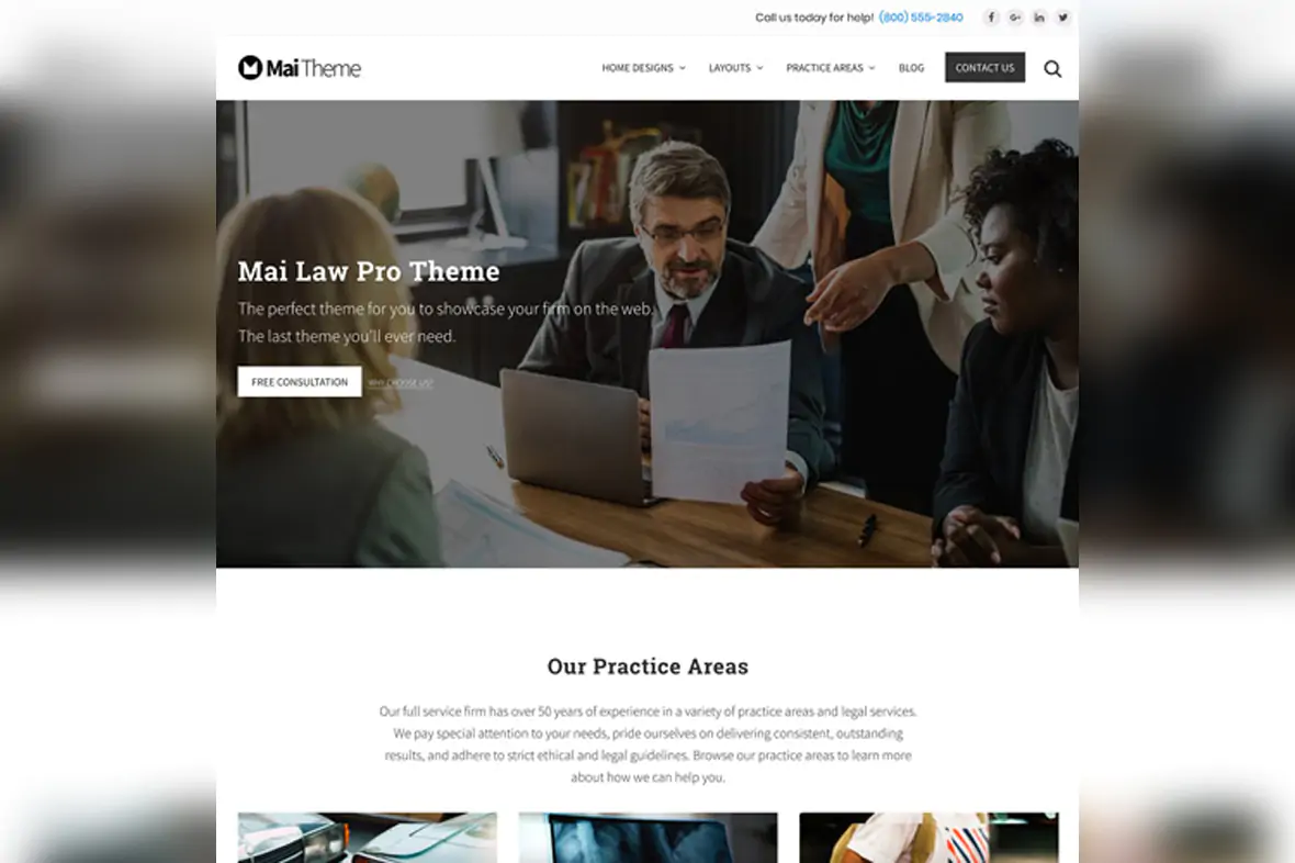 StudioPress Mai Law Pro Genesis WordPress Theme