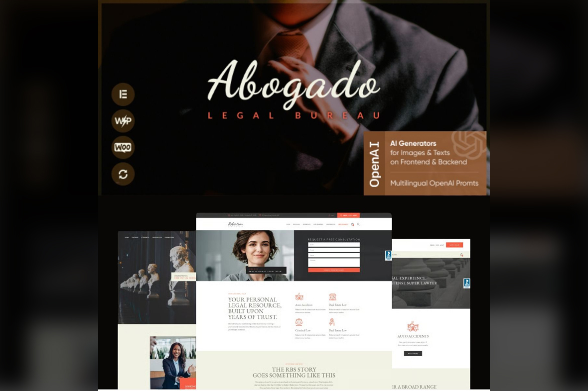 Abogado – Lawyer, Advocate & Legal WordPress Theme v1.18