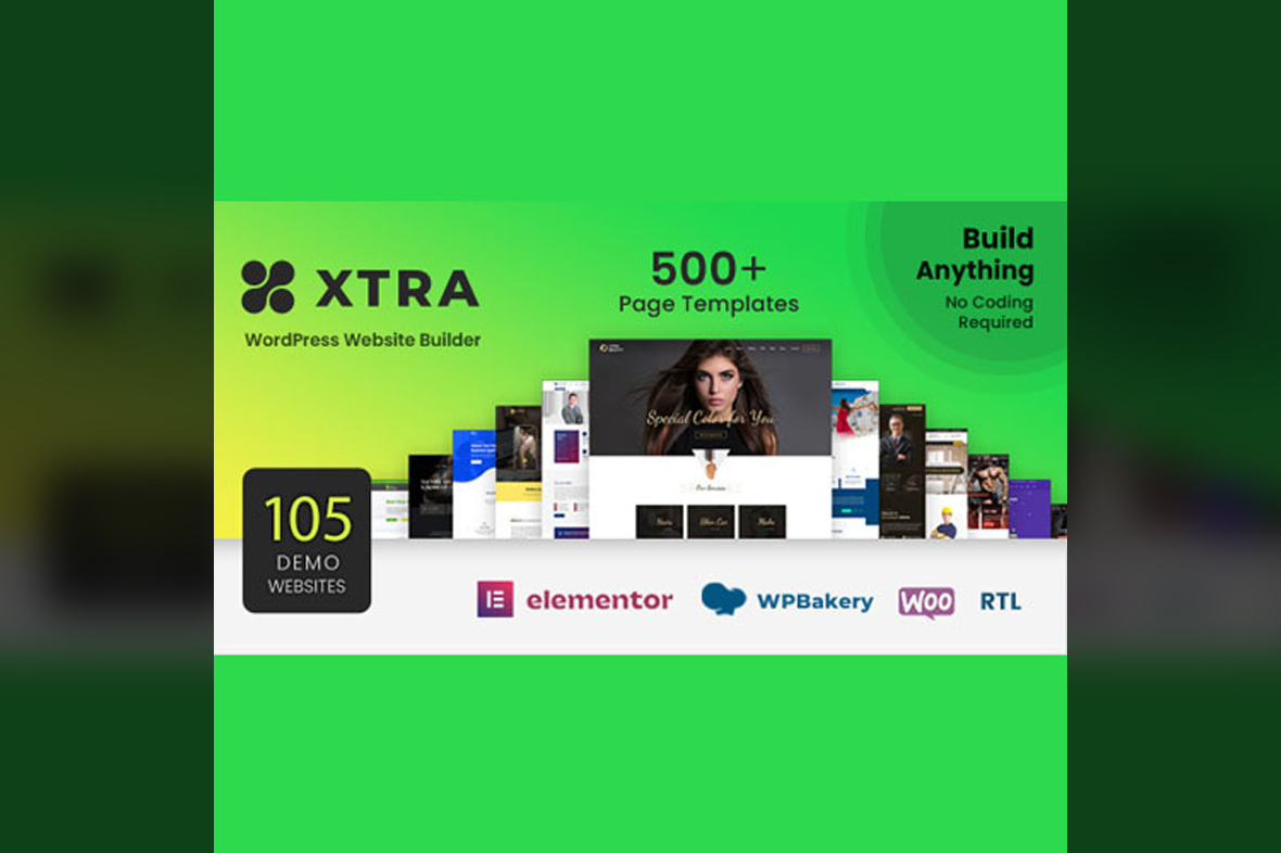 Xtra – WordPress Website Builder + RTL v5.5