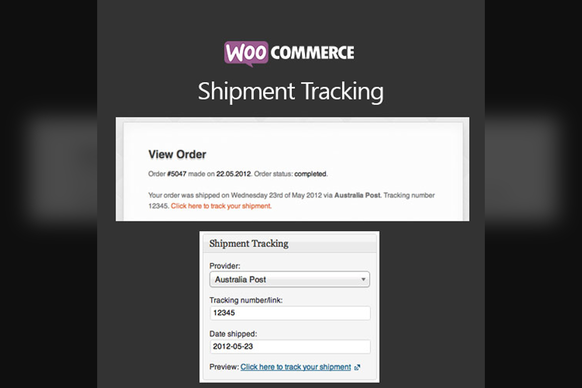 WooCommerce Shipment Tracking v2.7.6