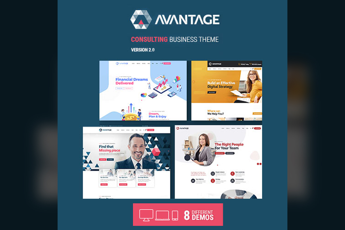 Avantage – Business Consulting WordPress Theme v2.5.3