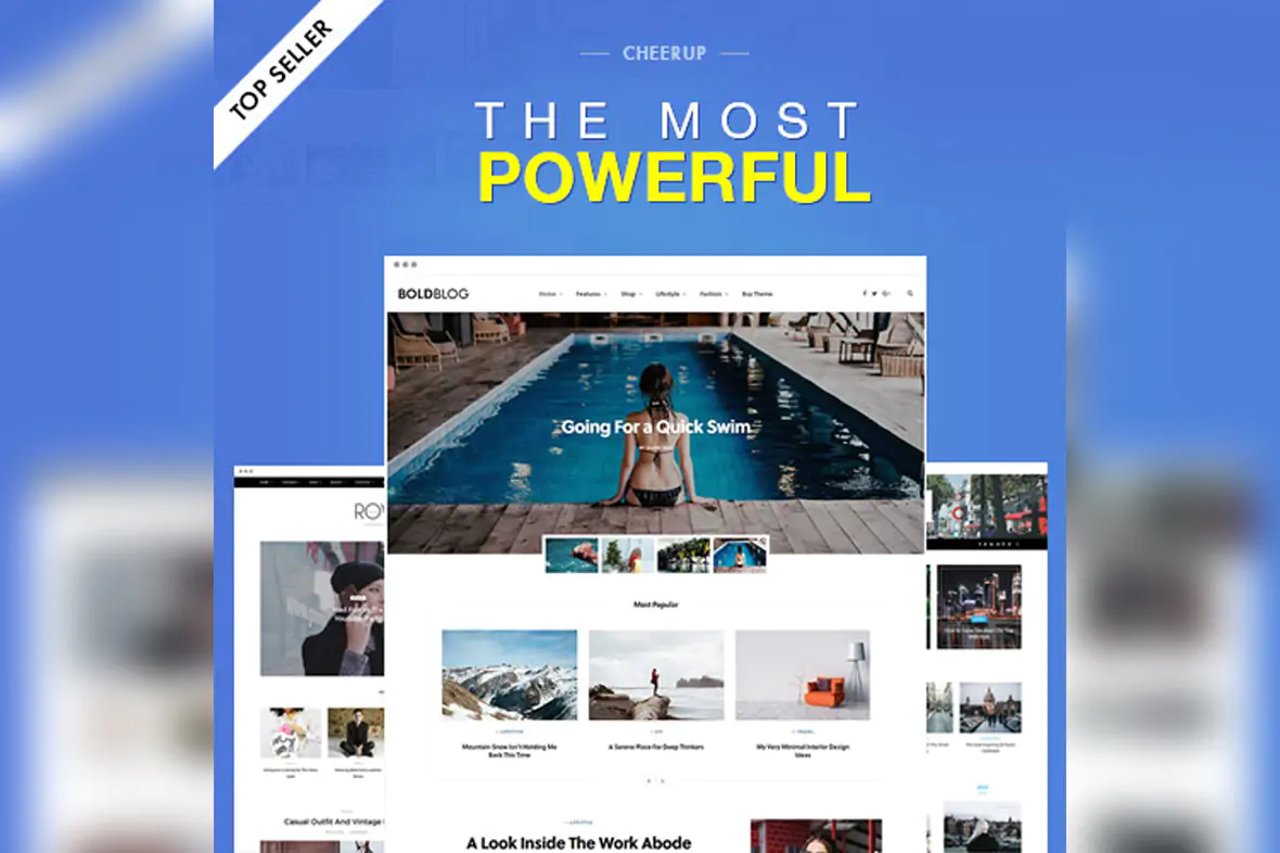 CheerUp Blog / Magazine – WordPress Blog Theme
