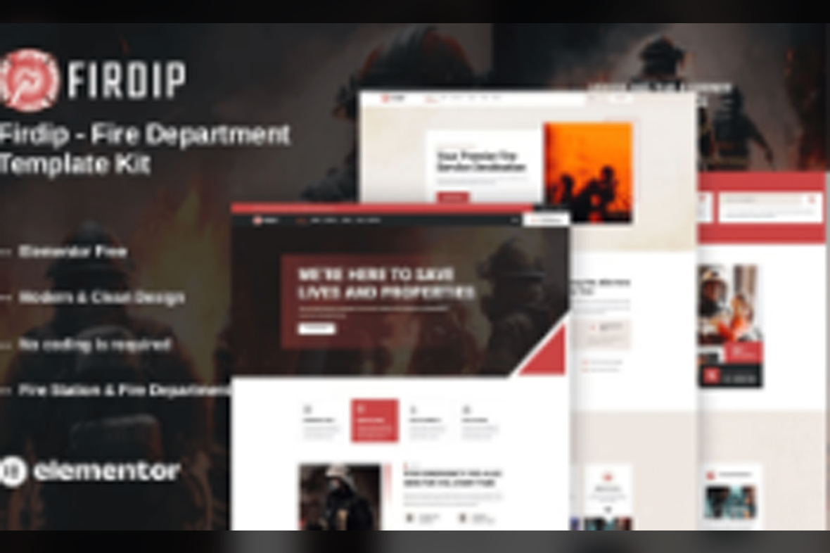 Firdip – Fire Department Elementor Template Kit April 2, 2025