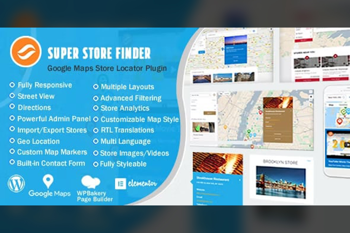 Super Store Finder for WordPress (Google Maps Store Locator) v7.2