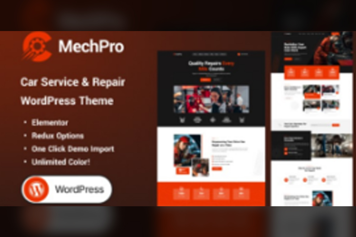 Mechpro – Car Service and Repair WordPress Theme v1.0.0