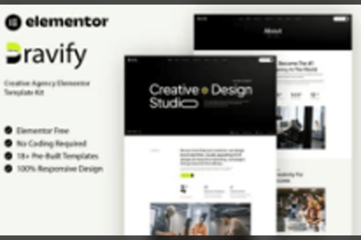 Bravify – Creative Agency Elementor Template Kit April 2, 2025
