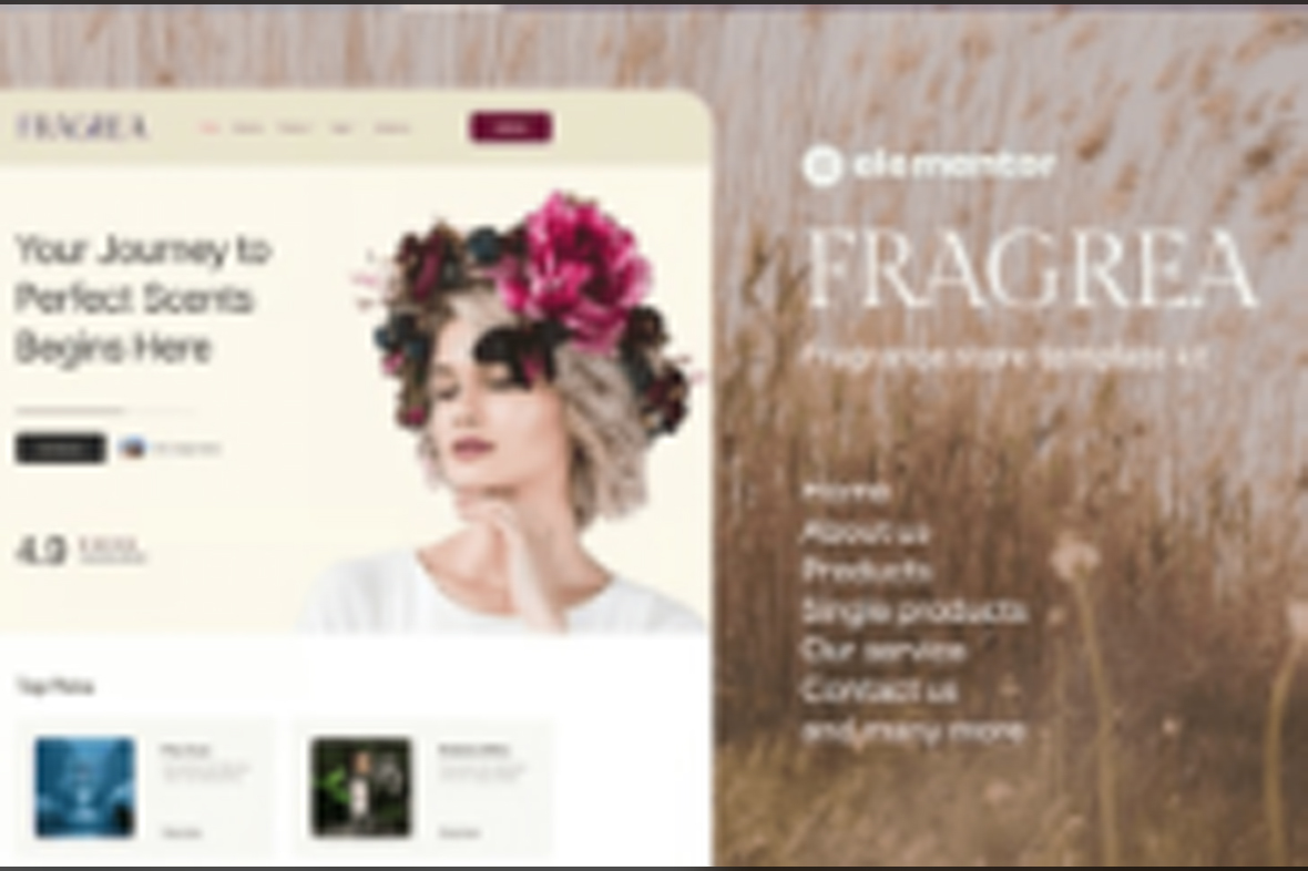 Fragrea – Fragrance Store Elementor Tempate Kit May 5, 2025