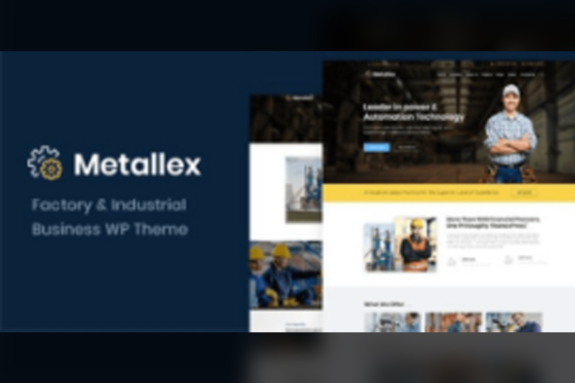 Metallex – Industrial And Engineering WordPress Theme v1.0