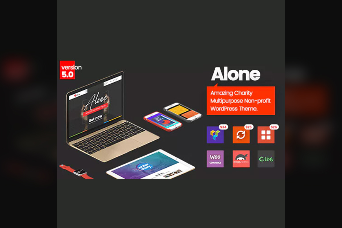 Alone – Charity Multipurpose Non-profit WordPress Theme v7.8